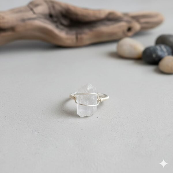 The Raw Quartz Clarity Ring