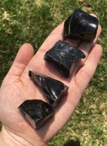 Obsidian Stone Piece